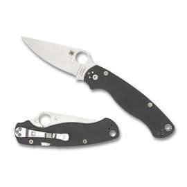COLTELLO DA TASCA SPYDERCO PARA MILITARY 2 G-10 DARK GRAY MAXAMET