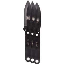 SET DI 3 COLTELLI DA LANCIO KA-BAR 1121